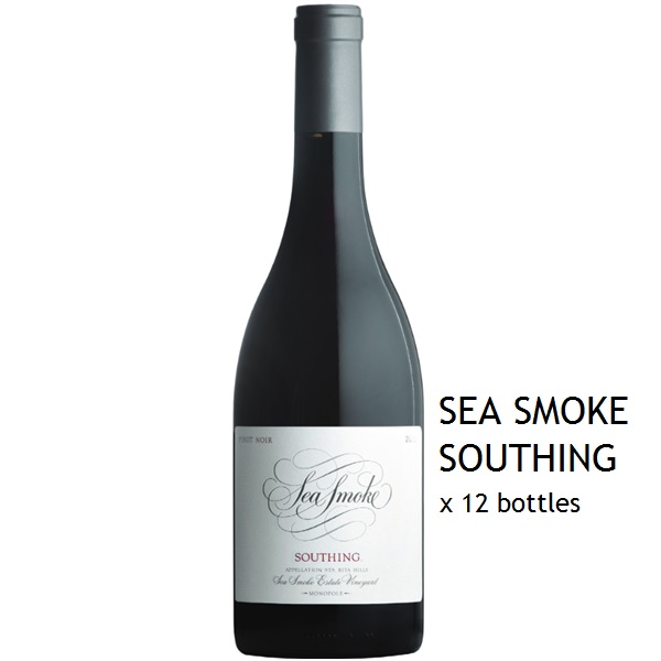 Sea Smoke Pinot Noir “Southing” 2018 – One 12-bottle Case – Hinsdale